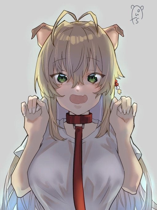 お散歩待ちマキちゃん。鼻だけ光ってる逆光のやつ 