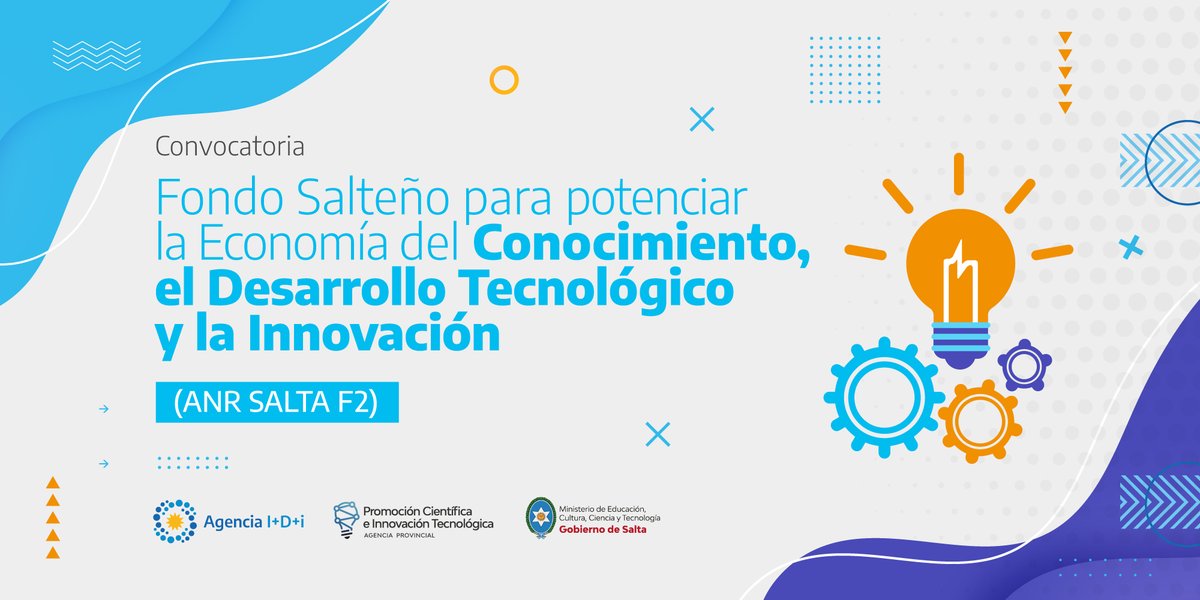 📣 ¿Tenés un Proyecto de Innovación Tecnológica? Con el Fondo Salteño para potenciar la Economía del Conocimiento, el Desarrollo Tecnológico y la Innovación, te brindamos las herramientas para que puedas llevarlo adelante.

🌐 Conocé más e inscribite en ➡ agenciacyt.salta.gob.ar/anr/