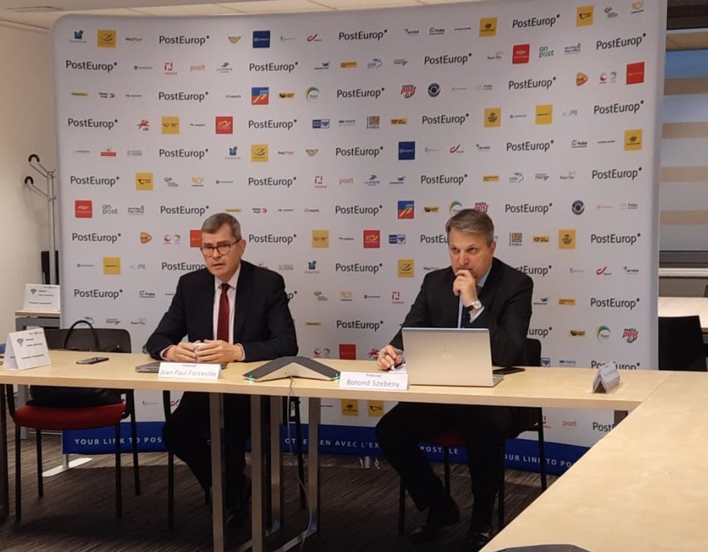 Together w/t <a href="/JPForceville/">Forceville Jean-Paul</a>, <a href="/PostEurop/">PostEurop</a> Chairman, once more an excellent quarterly meeting with <a href="/IntPostCorp/">IPC</a> #CEO <a href="/winklb/">Holger Winklbauer</a>. Agreed on the ways we can jointly support also in 2023 the #competitiveness &amp; #Sustainability ambitions of our Members and #postalindustry. <a href="/Deliver4Europe/">Deliver4Europe</a>