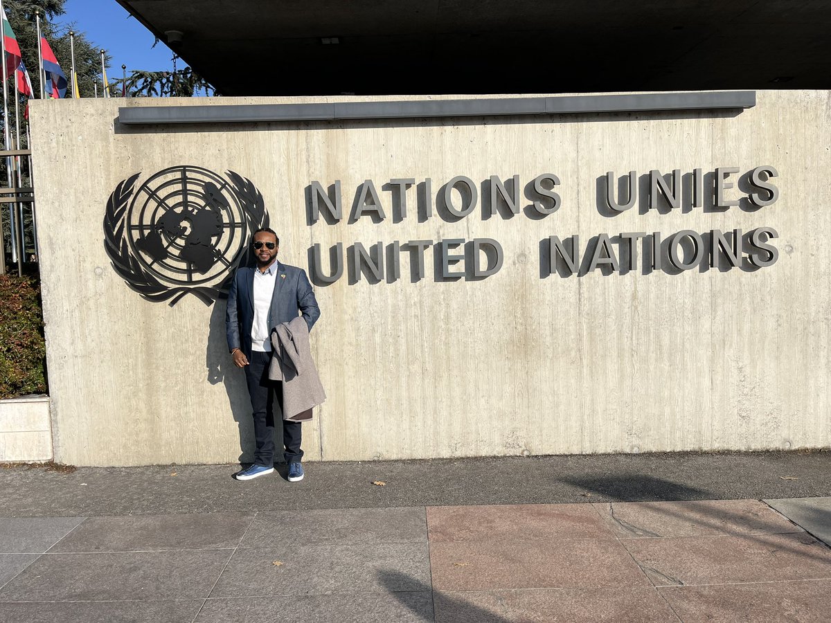 JayTovar3's tweet photo. The highlight of this year. Participating in the 1st session of the UN #PFPAD constitutes a mandate to continue doing work that matters (building more just societies).
A luta continua ✊🏾💪🏾 #UnitedNations #AfricanDescent #HumanRights #FightRacism #UNDPAD #racialequityandjustice https://t.co/jiyODiu9hi