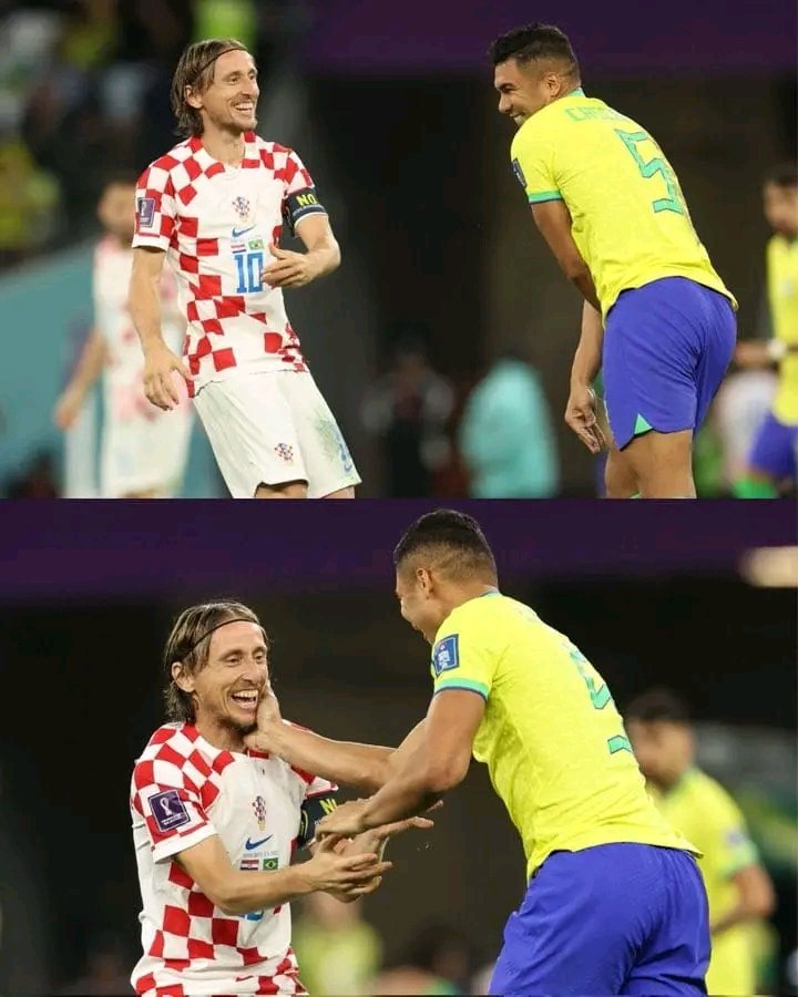 CobydarryCD's tweet photo. Modric : "Si j'ai aidé Livakovic sur le penalty de Rodrygo ? Non, mais je lui ai parlé de Casemiro. Je savais où il allait tirer son penalty. Livakovic est allé dans la bonne direction mais Case est trop bon" 😄 https://t.co/XQm1seOW1s