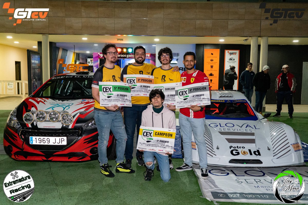 Otro año más exitazo del Campeonato de Extremadura de simracing organizado por <a href="/GTCcaceres/">GTC Cáceres Circuito Virtual</a> y <a href="/FEDEXTREMEAUTO/">Fexa</a>. Un placer tener representación y más aún cuando el podio se viste ítegro de amarillo. Enhorabuena!
🥇Nacho Gaspar
🥈Eduardo Martín 
🥉Daniel Mirón
Fotografía: <a href="/jmoroher/">Jose Moro (^_^)</a>
