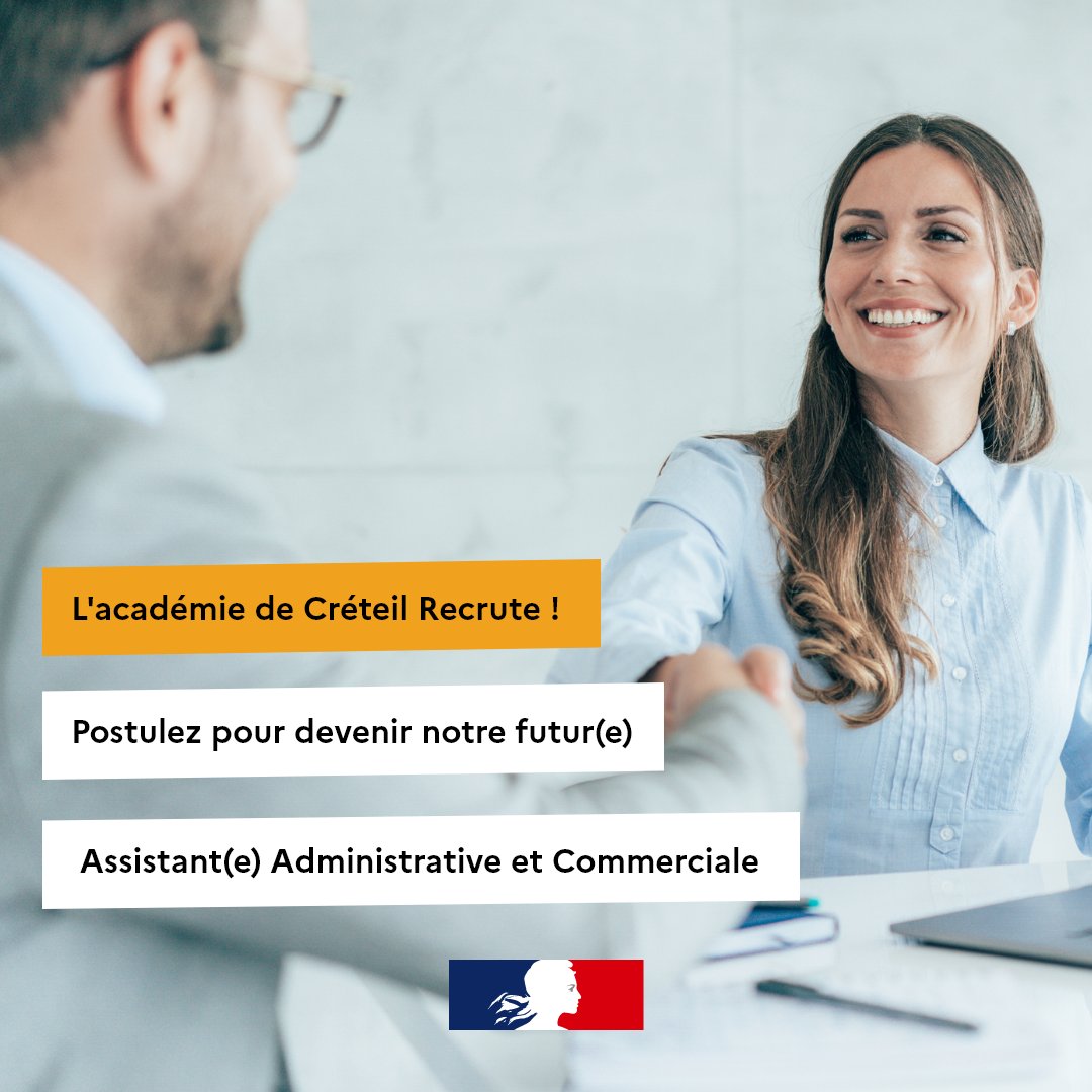 forprocreteil's tweet photo. 📢 Alerte RECRUTEMENT 
Le Dispositif académique de Bilan et Mobilité (DABM) de l'académie de Créteil recherche de toute une urgence une/un assistante/assistant administrative et commerciale !
Vous êtes intéressés ? Alors rejoignez-nous! 💪
Plus d'infos  : https://t.co/Bmt7Z13bnZ https://t.co/zRN2C45j16
