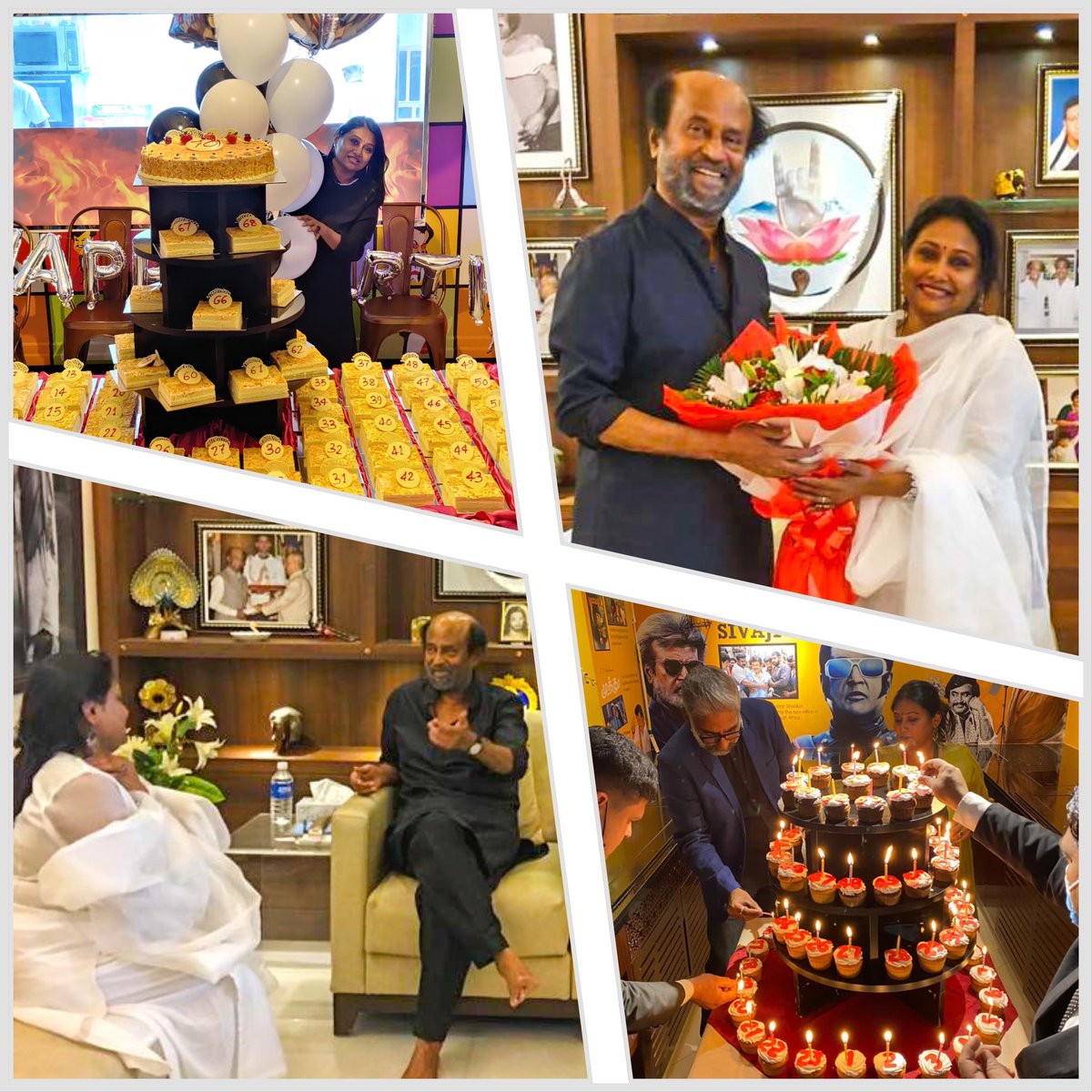 jaisavi's tweet photo. Happy Birthday, Thalaiva 
Many More Happy Returns.
@savithaj0428 @rajinikanth 
#RajinikanthBirthday #Rajinikanth https://t.co/qEpNHEJ42n