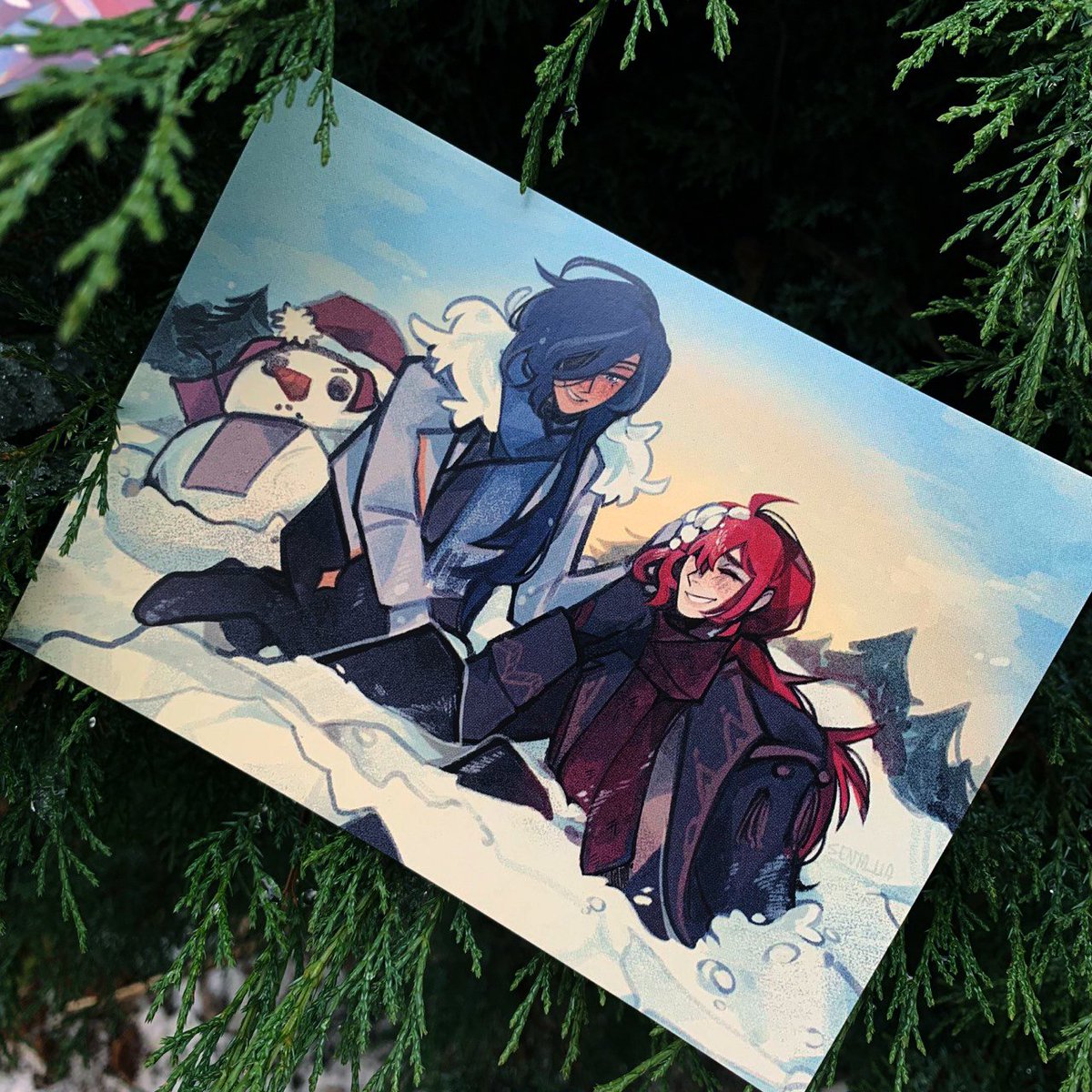 Я досить довго чекав на те, щоб показати вам цих маленьких сніжинок!!❄️❄️❄️😭
Друковану версію можна замовити на сайті (до речі, частина коштів від продажу йде на потреби ЗСУ🇺🇦, так що не зволікайте👀): 
nykanon.biz/shop/listivka-…

#GenshinImpact #原神 #Kaeya #Diluc #Kaeluc #Luckae