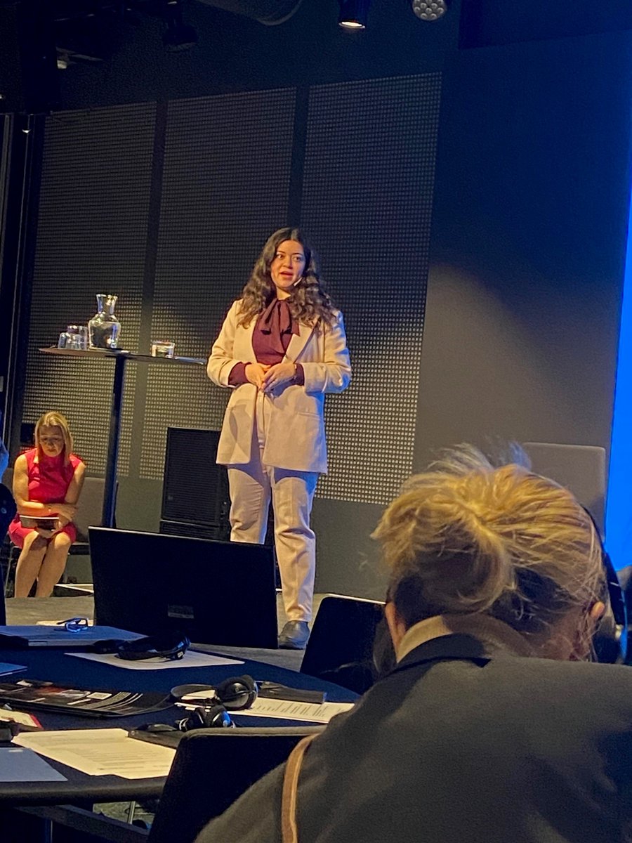 Nancy Herz,statssekreterare i <a href="/Arbeidsdep/">Arbeidsdep</a> öppnar konferensen Promoting Women’s Integration – Nordic Perspectives med att referera till Drottning Margaretas styre av Norden och hennes kamp för kvinnofrid  - ett arbete som fortgår efter 600 år #nrpol <a href="/nordensk/">Nordisk Samarbejde</a>
@Nordicwelfare1