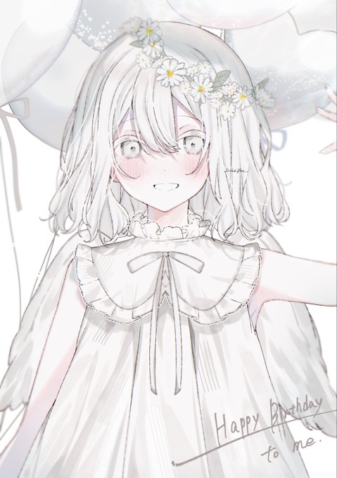 「flower wreath ribbon」 illustration images(Latest)