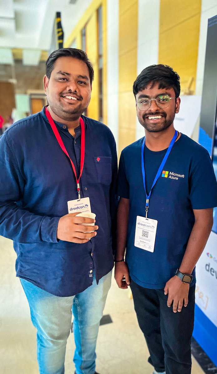 abhishek__iiit's tweet photo. An amazing and insightful tech conference hosted by @gdgcloudbbsr and @gdgbbsr 

Got to learn and meet some of the really great speakers and my idol @pooja_bhaumik , @annapurnasid , @SVrijraj , Jayashree and many more ! 

#DevFestBhubaneswar #DevFest22
#devfestbbsr #DevFest https://t.co/3W1EZEn5XV