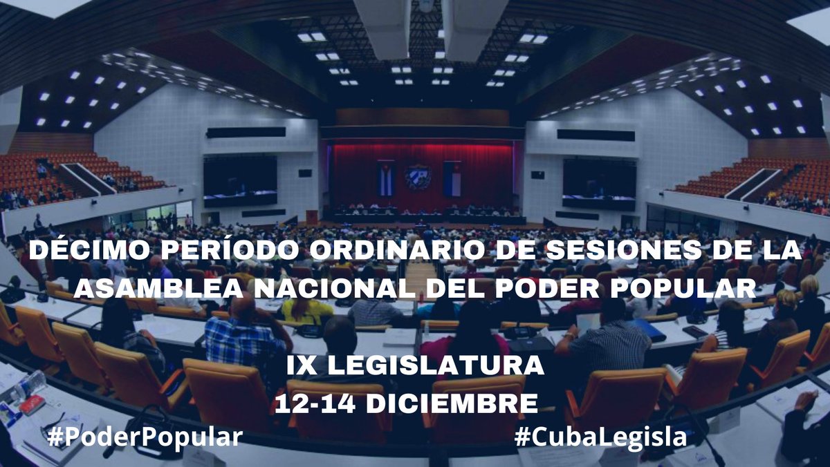 Inicia hoy Décimo Período Ordinario de Sesiones de la Asamblea Nacional del #PoderPopular, en su IX Legislatura. 

#CubaLegisla 🇨🇺