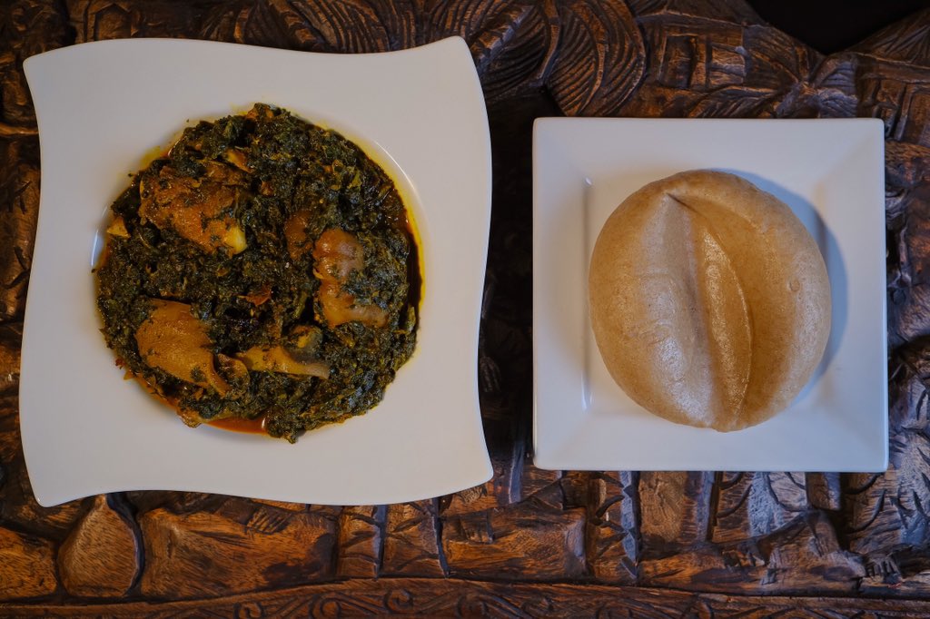 ng_cassia's tweet photo. Edikang Ikong with wheat just in time for lunch. Call us on 08035277809 for reservations, pickup or delivery.
#CassiaNG #CassiaNGEats #CassiaRestaurantAndBar #CassiaNewMenu #EdikangIkongSoupInLagos #CalabarRestaurant #EthnicRestaurant #CalabarRestaurantInLagos #RestaurantInLagos https://t.co/ci93WbioYV