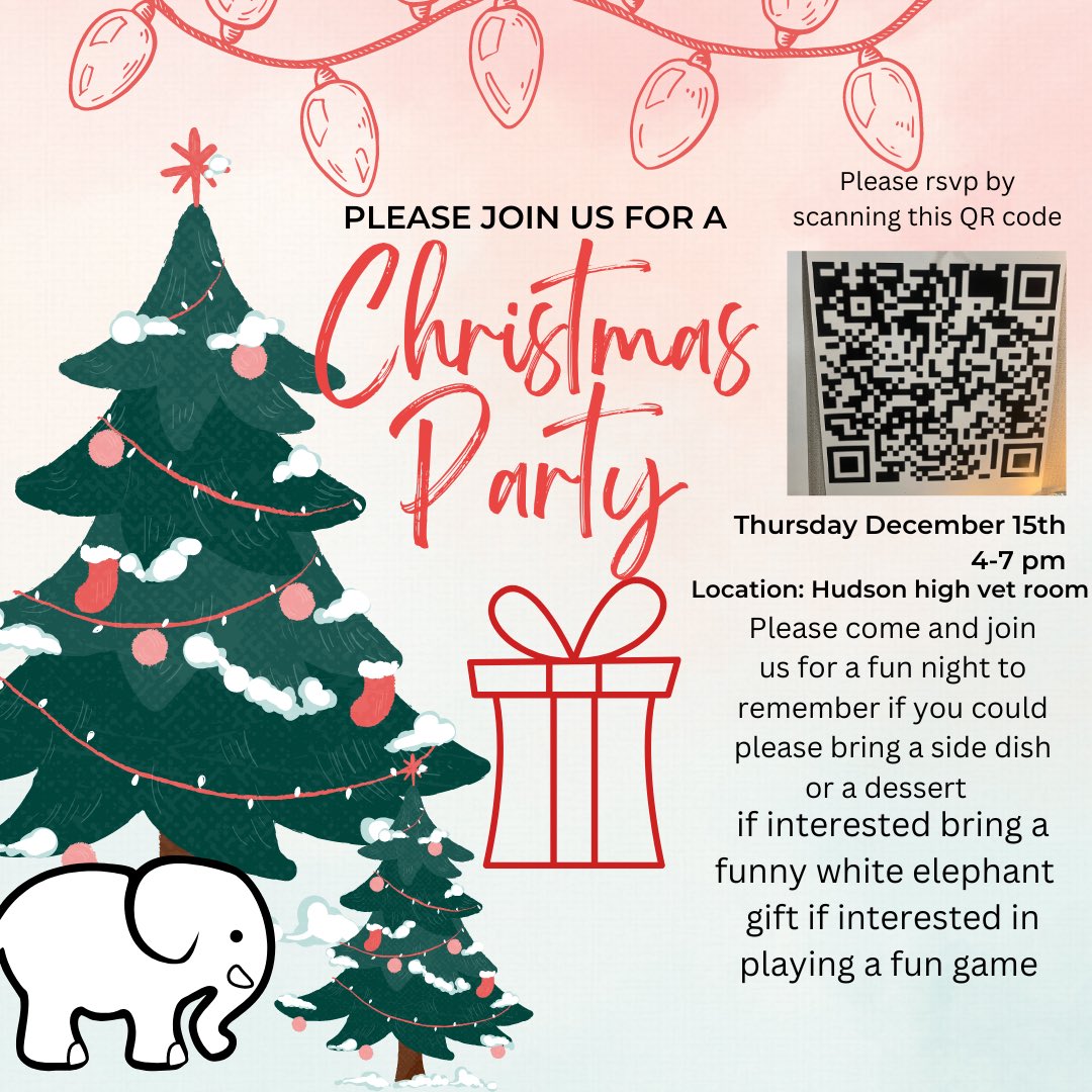 ffa_hudson's tweet photo. Plz join us this Thursday to celebrate the holidays 🎄 https://t.co/OyTTqJ0Q3U