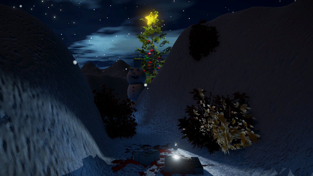 <a href="/horrorvisuals/">HORRORVISUALS</a> Greetings! I'm preparing a New Year's free event for the Self-Delusion game. I love the atmosphere of Christmas, and even better if it is mixed with a horror 👻
steam.pm/app/1590190/
#indiegamedev #indiedev #pcgame #indiegame #indiehorror #horrorgame #game #survivalhorror #game