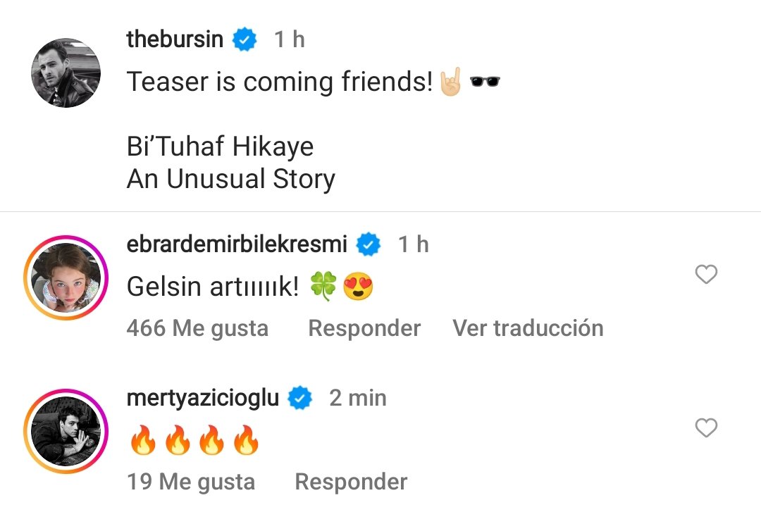 bursinbestie's tweet photo. Mert commented on Kerem’s post: 🔥🔥🔥🔥

#BiTuhafHikaye https://t.co/RyBt4D7f6u