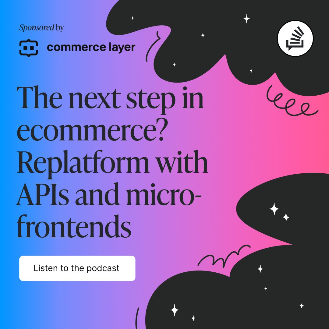 When it comes to e-commerce, the responsiveness of a webpage may make all the difference. We sit down with <a href="/FilippoConforti/">Filippo Conforti</a>, co-founder of API-only e-commerce platform <a href="/commercelayer/">Commerce Layer</a> to chat about the importance of micro-frontends and more. 

stackoverflow.blog/2022/12/12/the…