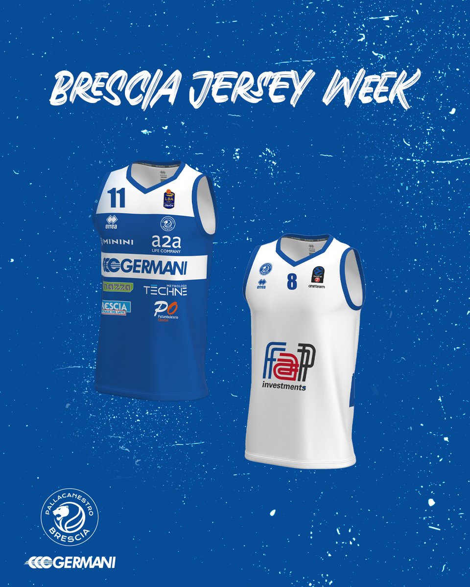 GermaniBrescia's tweet photo. È in arrivo la Brescia Jersey Week 👕⚪🔵
A partire da Martedì 13 Dicembre, fino a Martedì 20 Dicembre acquistando online o presso il nostro store una canotta della stagione 22/23, la personalizzazione sarà gratuita
Ma le sorprese non finiscono qui...
#DreamBig | #JerseyWeek https://t.co/IDtGsUB9wk