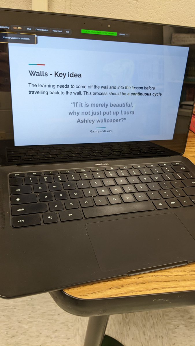 library_lms's tweet image. Learning how classroom design can positively influence learning outcomes! @displaynote #workinglunch #classroomdesign