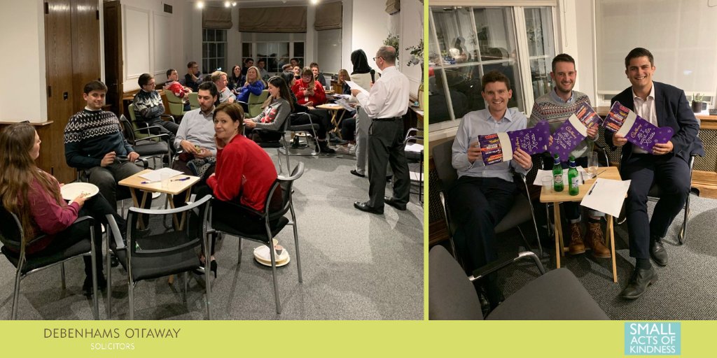 We recently held a Christmas themed quiz night with @simontucker15  as our resident quiz master.  All the profits raised have been donated to our chosen charity @smallkindact who are helping to keep older people warm this winter.
#connectingcommunitieswithkindness
#warminwinter