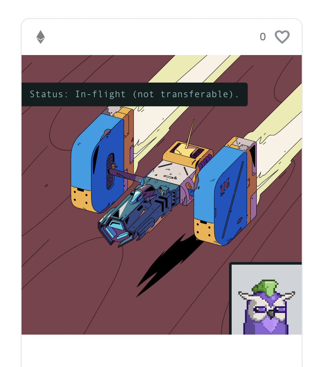 SemiProFader's tweet image. Look at that, my birb is flying! Looks like something updated my metadata in a decentralized manner #tableland