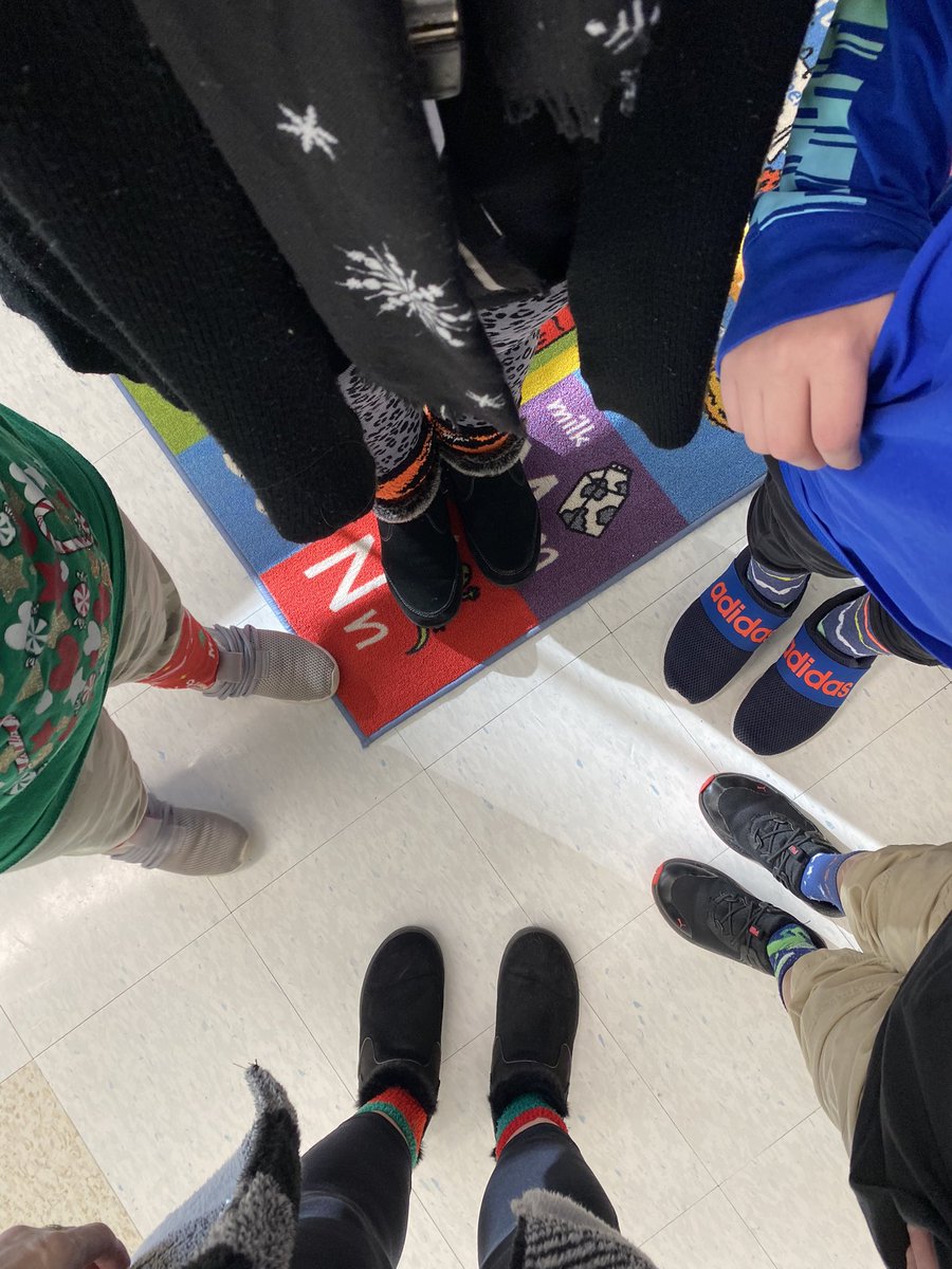 Spirit Day 1: Crazy/Holiday Sock Day <a href="/DeborahAhern/">Deborah Ahern</a> #Haynation