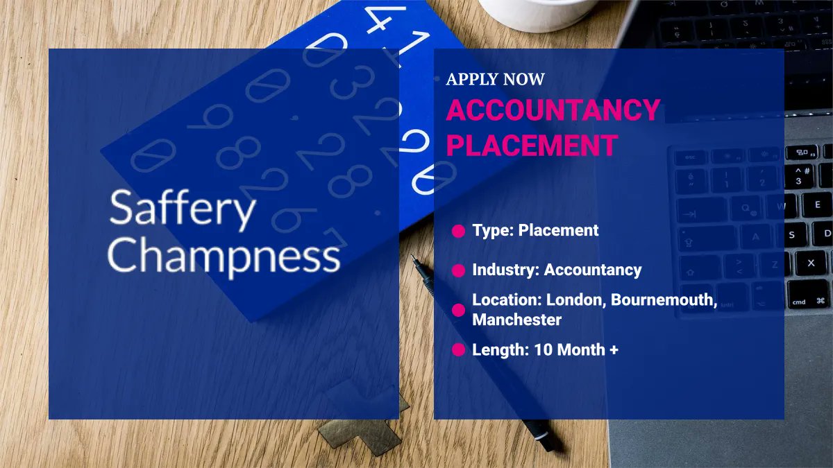 Do you want an insight into a Top 20 accounting firm where you can work across a number of departments? Apply to Saffery Champness now ---> buff.ly/3VUtz74
