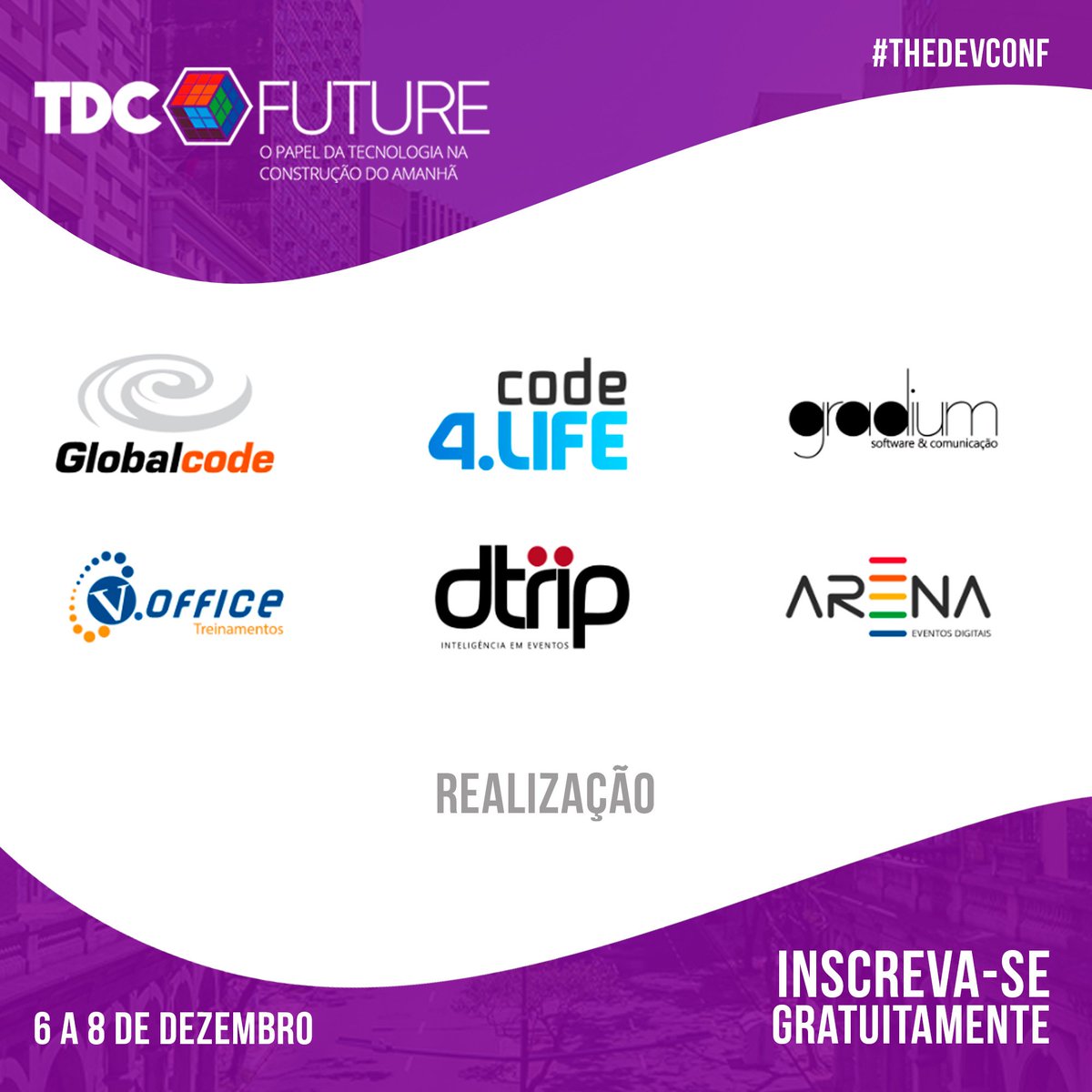TheDevConf's tweet image. Um sonho que se sonha junto é realidade
o #TheDevConf FUTURE foi uma realização
@globalcode
Code4Life
@Gradium
@voffice
Dtrip
Arena Eventos Digitais
🥰👏🏼🚀💜