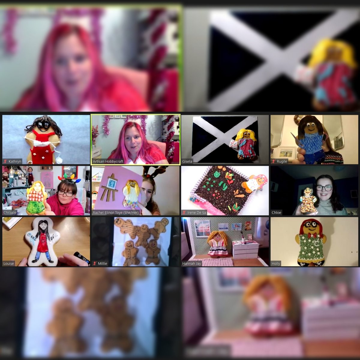 Lovely catchup yesterday with my <a href="/Hobbycraft/">Hobbycraft</a> Artisan family in our online Christmas get together 🥰 Joined by little man 💕 

-

#Hobbycraft #HobbycraftArtisan #Artisan #Christmas