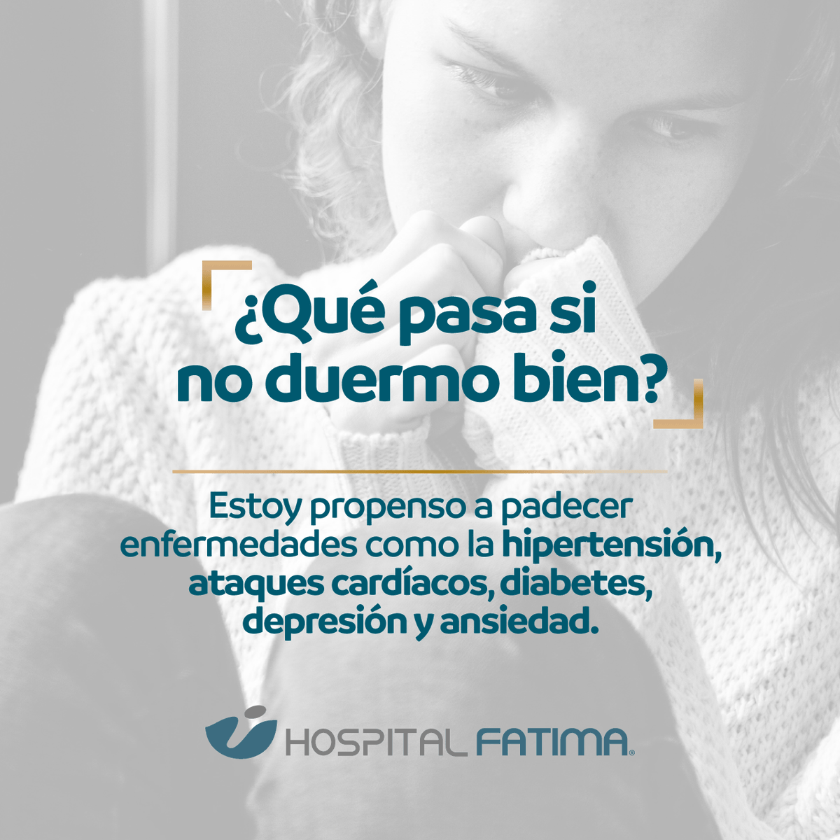 HospitalFatima's tweet photo. No dormir lo suficiente puede hacer que no rindas bien en tu escuela o trabajo, además estás propenso a padecer enfermedades. ¡Cuídate!

#SuSaludEsNuestraRazónDeSer https://t.co/jc5cZ8w1Sg