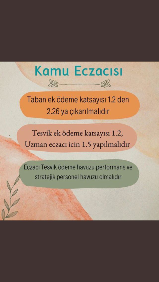 eczersin's tweet photo. KamuEczacılarının Talepleri https://t.co/x4bszmWADc