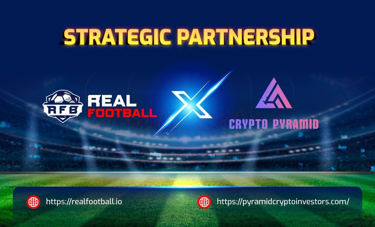 RealFootball (@realfootball_io) on Twitter photo Crypto Pyramid is not only a well-known crypto community in the Turkish market but is also a company that provides various services in global areas.
Welcome <a href="/cryptopyramiid/">CryptoPyramid 🐂</a> on board as our strategic partner🎉 #RFB #NFT #P2E Crypto Pyramid is not only a well-known crypto community in the Turkish market but is also a company that provides various services in global areas.
Welcome <a href="/cryptopyramiid/">CryptoPyramid 🐂</a> on board as our strategic partner🎉 #RFB #NFT #P2E