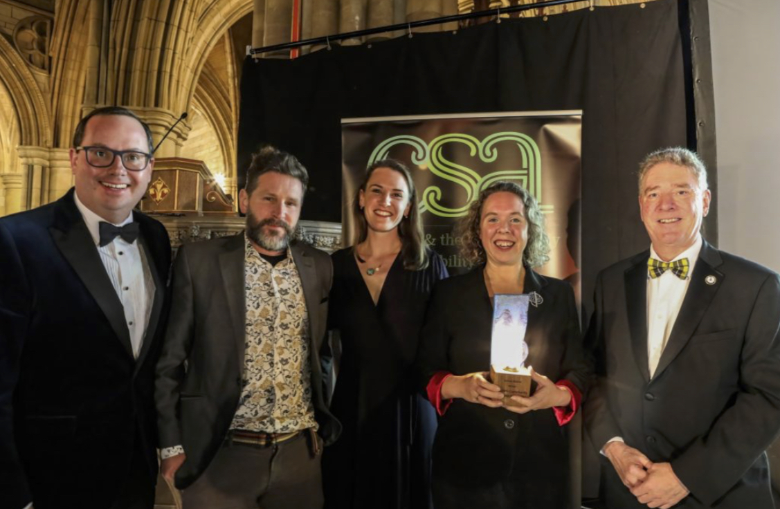 We're delighted for our work to be recognised 
<a href="/CwallSusAwards/">Cornwall Sustainability Awards</a>
Cornwall Sustainability Awards 
at Truro Cathedral.
We won the carbon neutral category! 
Thank you to everyone who has worked with us on the Net Zero Communities project (NZCom) Planet A
<a href="/CEPCornwall/">CommunityEnergyPlus</a>
<a href="/UniExeCornwall/">University of Exeter, Cornwall</a>