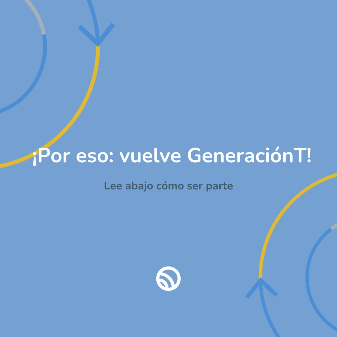 Streambe1's tweet image. Por este ese año ¡vuelve @generaciont_ar! Porque queremos que cada vez sean más y más los chicos que tengan oportunidades laborales. ¿Te sumás? Entrá a generaciont.org 

#software #bootcamp #bootcampIT #softwaredeveloper   #technology #developer #tecnologia #tech