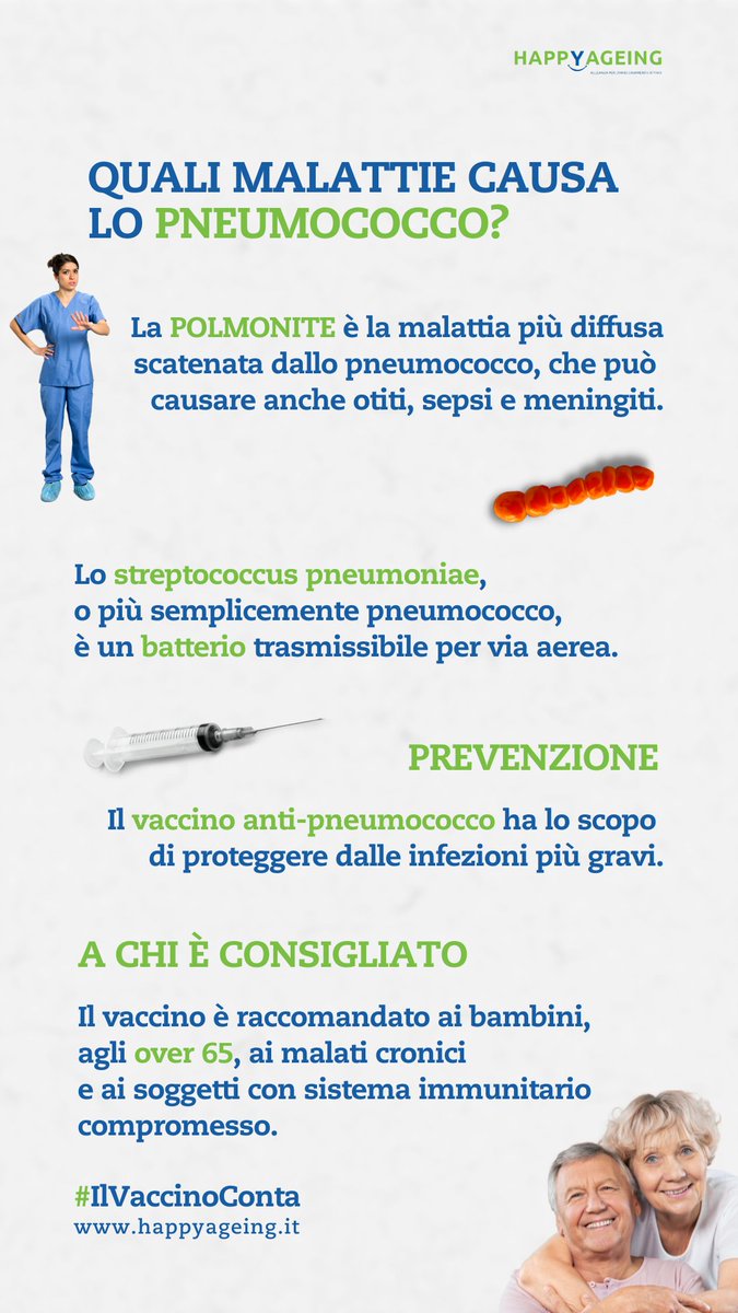 HappyAgeingIta's tweet photo. Perché è importante proteggere l’apparato respiratorio da batteri come lo #pneumococco?
 
Perché rischiare la malattia quando è disponibile un #vaccino sicuro ed efficace?
 
Per saperne di più:
👉https://t.co/CBx8eg0ONu
#IlVaccinoConta #Vaccine https://t.co/EhGDH2kUTS