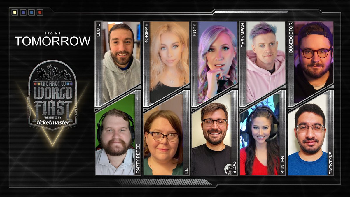 Our Race to World First preparations aren't complete until we have a desk full of amazing and talented casters! 💛

Introducing the BDGG Takeover Talent 🎙️

🔴 Race begins TOMORROW: twitch.tv/BigDumbGaming