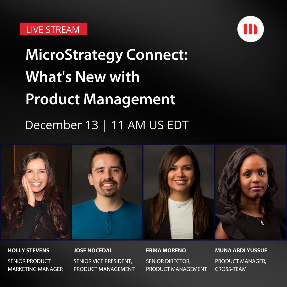 MicroStrategy's tweet photo. πΆ It's the most wonderful time of the year πΆ
We're checking off everything on your wishlist with new features and an exclusive look at what's next for 2023 from our Product Management team.
Tune in tomorrow, Dec 13 11:00 AM EDT for #MSTRConnect - https://t.co/kl0NyID0JZ https://t.co/4p6I1f7S3b