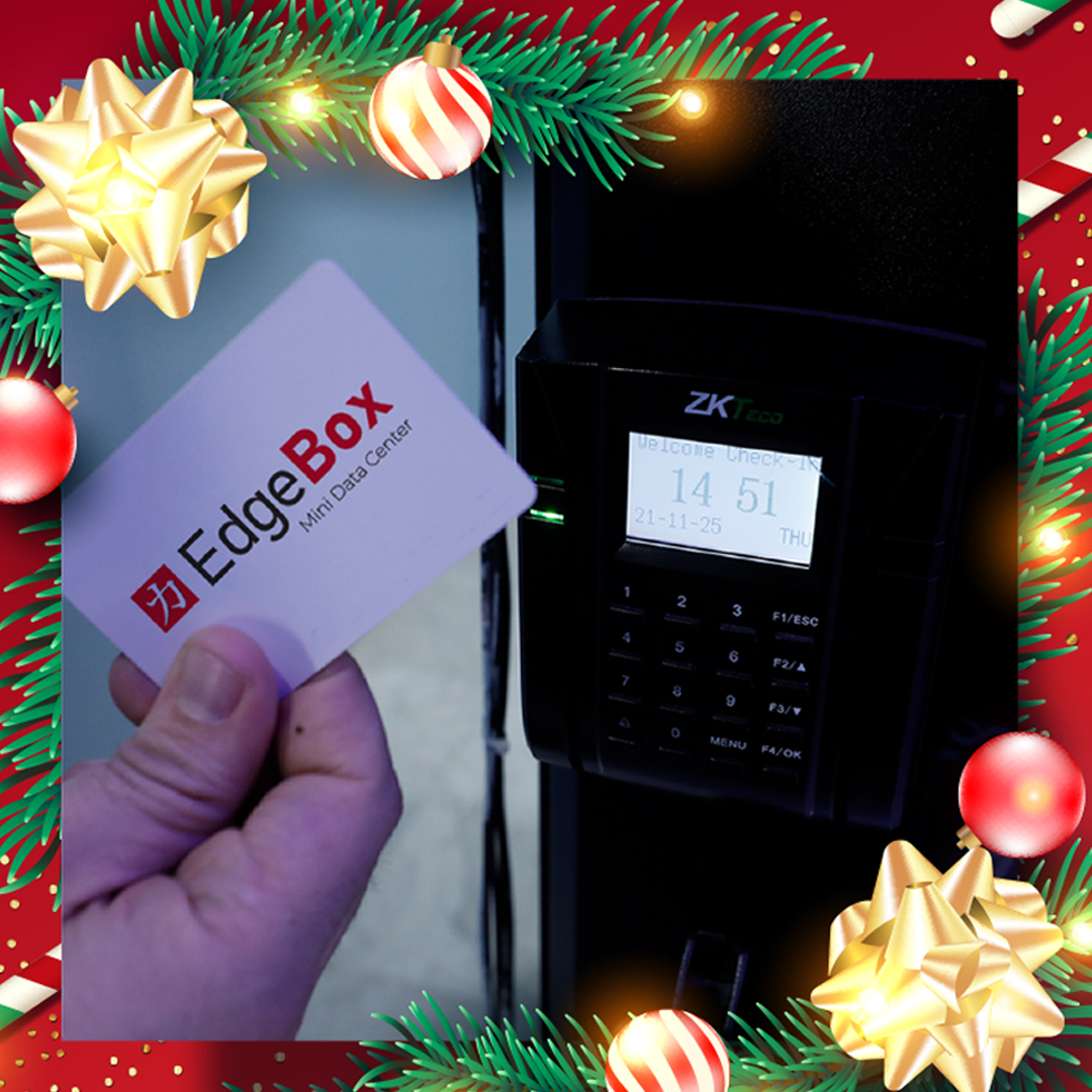 kenjitsulatam's tweet image. Celebra sin preocupaciones😱🎄 con el EdgeBox y su Sistema de Control de Acceso Seguro🔒, que te brinda protección total a través de la RFID 💳, código PIN🔢 y sistema de gestión de usuarios👥. 
Cotiza en un clic: bit.ly/3VSMQWh

#minidatacenter #energia #seguridad