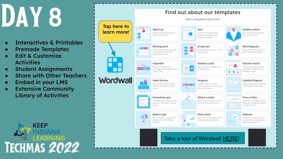 KeepINLearning's tweet image. .@GetWordWall provides the template, the teacher provides the content. The options abound! demo: youtu.be/aKDC6b8qRmk wordwall.net #KINLTechmas #KeepINLearning #KeepIndianaMerry docs.google.com/presentation/d…
