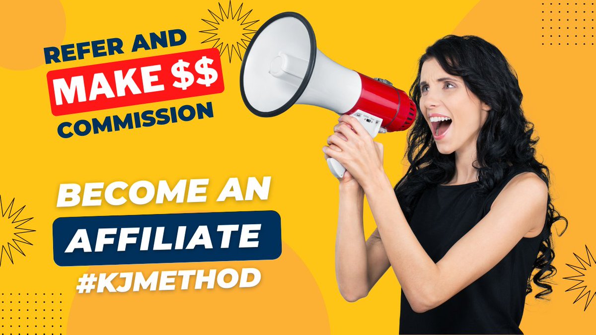 thekjmethod's tweet image. 📣📣 GET PAID $$ TO HELP OTHERS 📣📣

KJMETHOD Announces its affiliate partner program.
Now you can help future real estate agents pass their exam on the first try and get paid a 10% commission on the sales.

Click the link below to signup
kjmethod.com/affiliate-prog…

#kjmethod