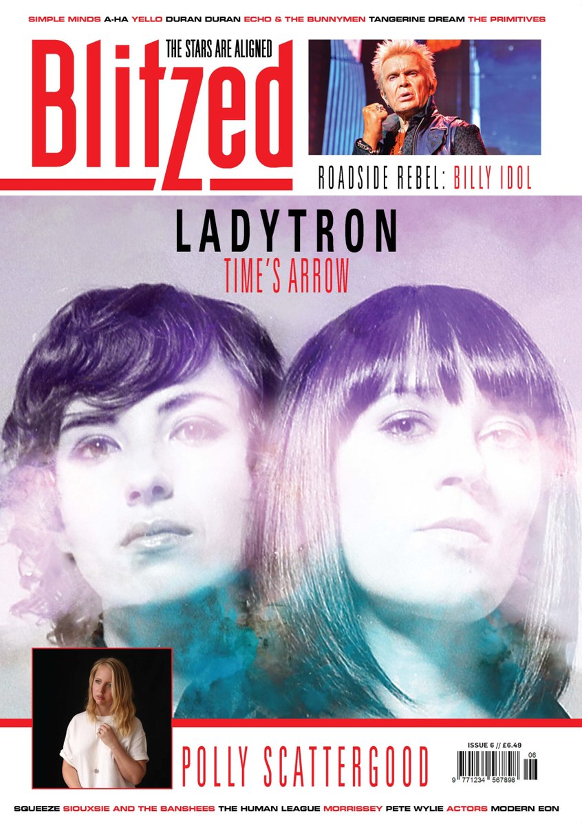 In the new Blitzed @LadytronMusic speak about new album Time’s Arrow, Polly Scattergood @pollyworld chats about her music and there's also reviews, features and our regular columns! 🎹Online (Print): bit.ly/3W7FApl 🎹Online (Digital): bit.ly/3uIJDg7