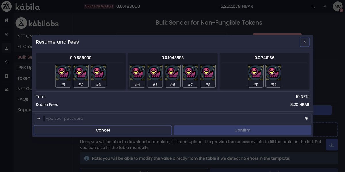 GM #HederaNFT Creators!

Need tools to create, manage and launch your NFTs? 👀

✅Art Engine
✅IPFS Uploader
✅NFT Minting (with .CSV too!)
✅FT Creation
✅NFT Safe Trade
✅Dynamic Lists
✅Bulk Sender
✅Token Manager
👷‍♂️Launchpad (soon)
👷Sales Reports (soon)

#PowerToCreators 🚀