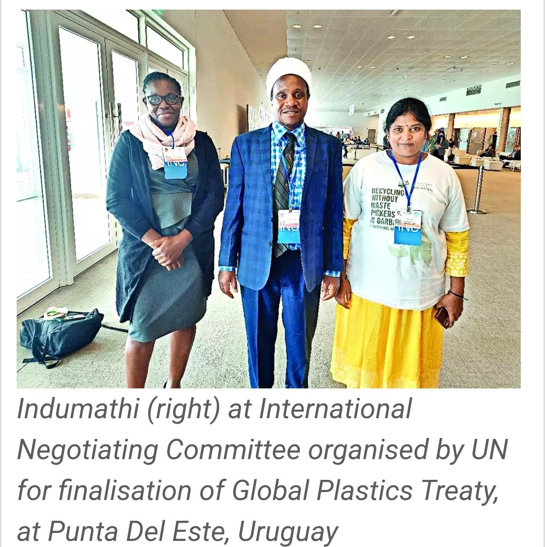 "We are asking for a just transition for the informal sector." @MelvinMathew_BM writes about Indumathi's advocacy at INC-1 for a #GlobalPlasticsTreaty

bangaloremirror.indiatimes.com/bangalore/othe… via @bangaloremirror