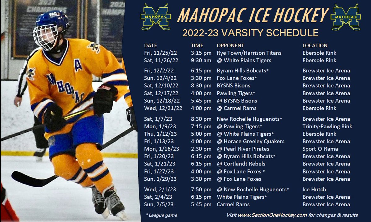 Pac_hockey's tweet photo. Updated schedule #PacPuck https://t.co/f4uFF3fnY4