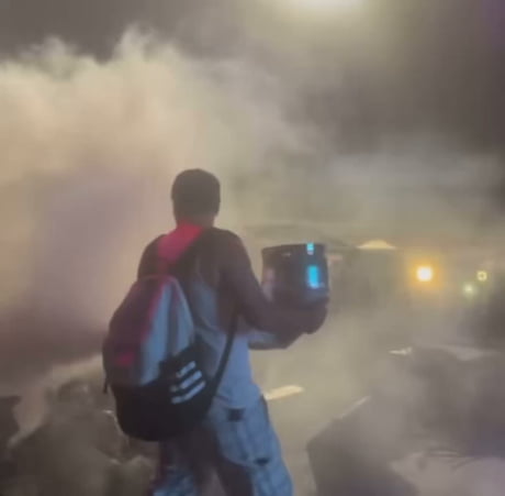 Rapper Chucky Chuck blasts crowd with a cannabis cannon at Kushstock festival in California #cannabis #weed #high