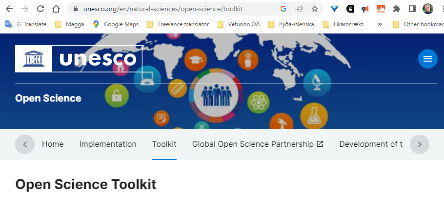 🧰Verkfærakista frá UNESCO í tengslum við opin vísindi og tilmælin frá 2021: bit.ly/3uGxUyq
Leiðbeiningar, gátlistar, bæklingar o.fl.

#UNESCO #Opinvísindi #Openscience