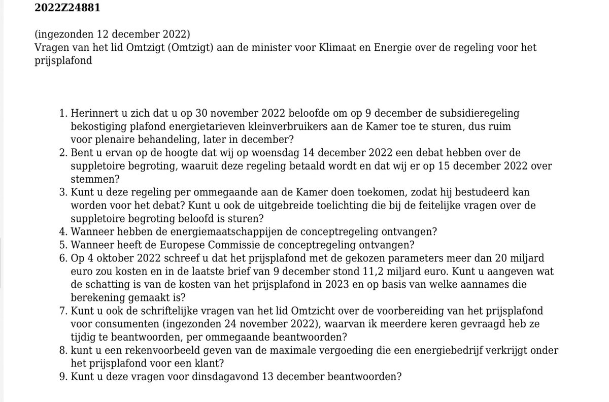 Pieter Omtzigt tweet media