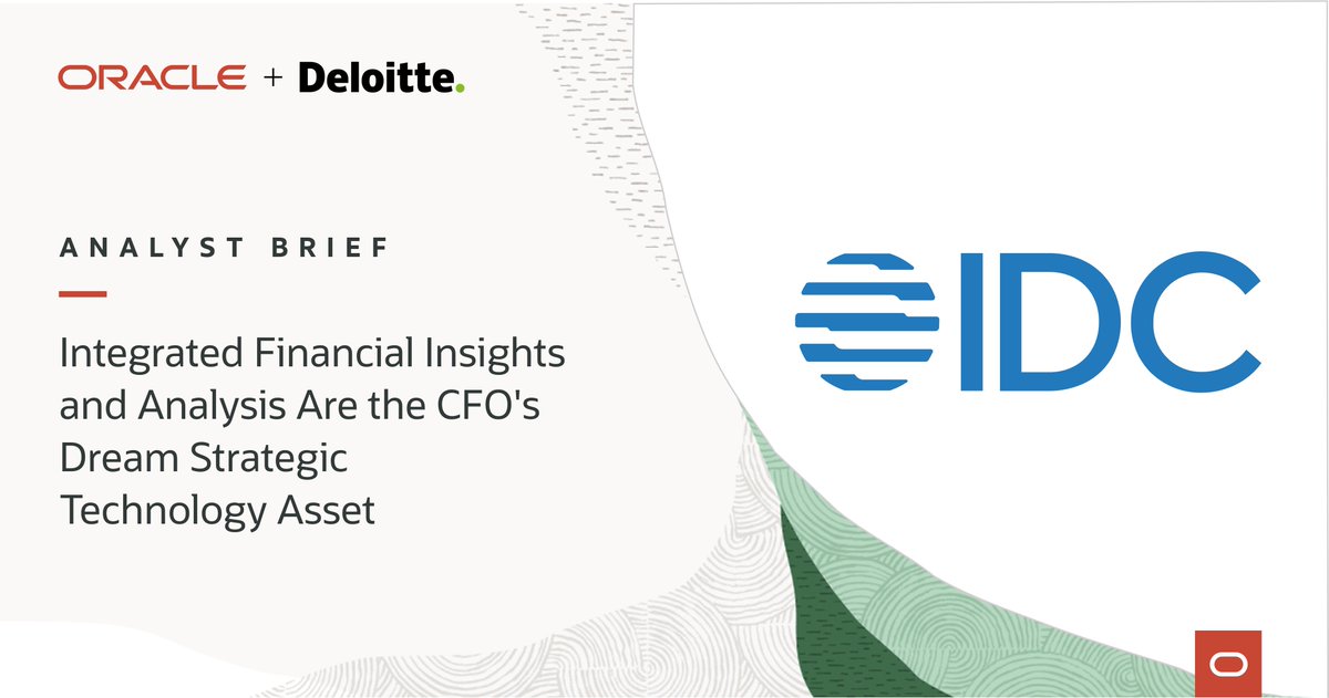 RandiHope1's tweet photo. With the use of #cloud-based business tools and best-in-class #ERP solutions, CFOs and finance teams are well-positioned to grow and scale their organizations. Download @Deloitte and @Oracle's full brief: https://t.co/pcHq0WlmUH https://t.co/Yc9JmTQX7g