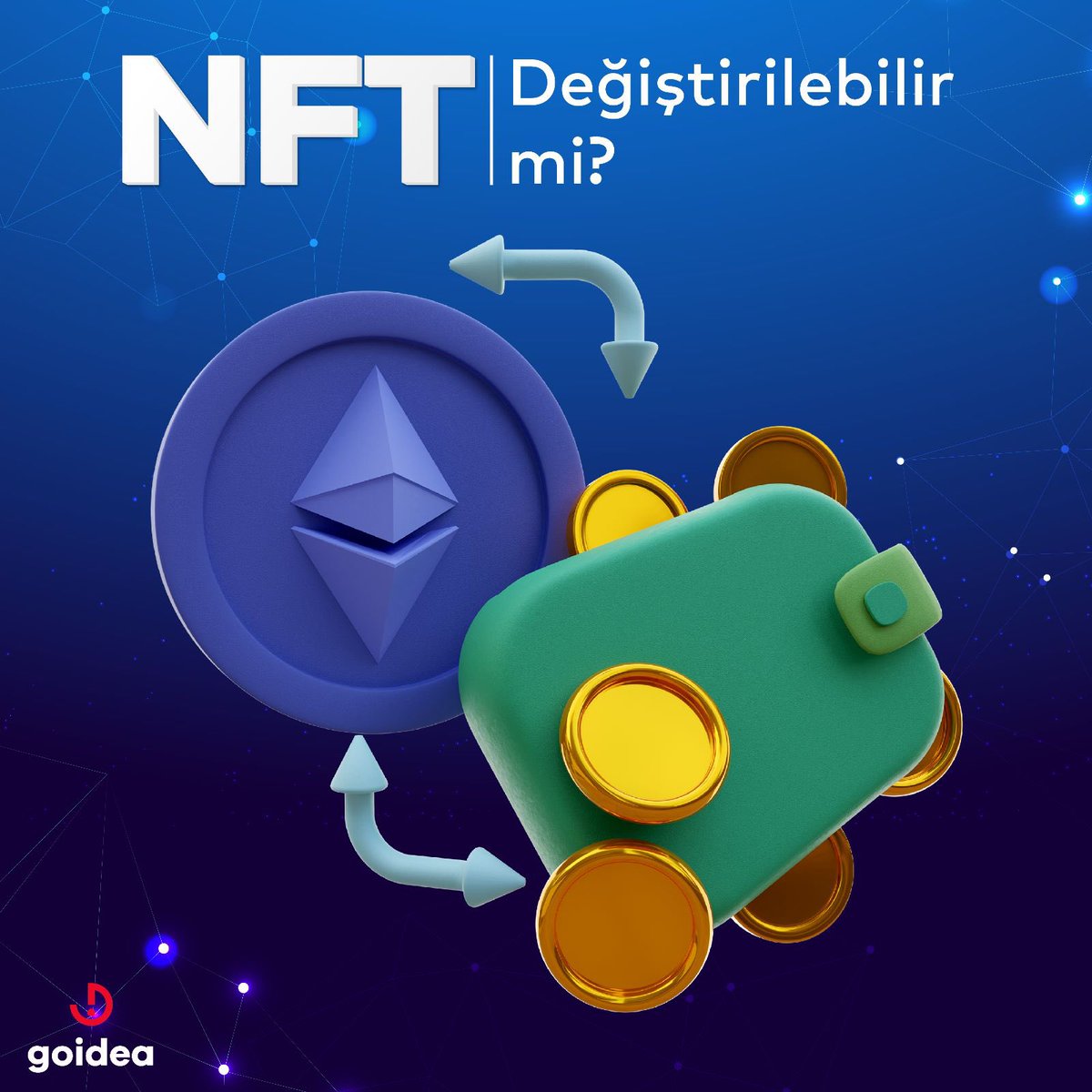 Goideaio's tweet photo. Kripto varlıkların aksine, NFT’ler kendi aralarında değiştirilemezler. Her birinin eşsiz olması, her birinin ayrı özelliklere sahip olmasını sağlar ve iki varlığın denk olmasının önüne geçer.
#nft #marketplace #goidea https://t.co/RU1QGBJuy7