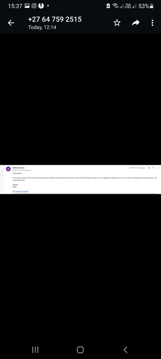 lozmental's tweet photo. @VoxTelecom @vumatel  we the complex of Emnandi heights have been without connectivity for almost 2 weeks now. Below are mails from @vumatel saying thez nothing they can do,yet we have paid for the services and this is their infrastructure. Can this be escalated we need solutions https://t.co/OpxMhyQKnc