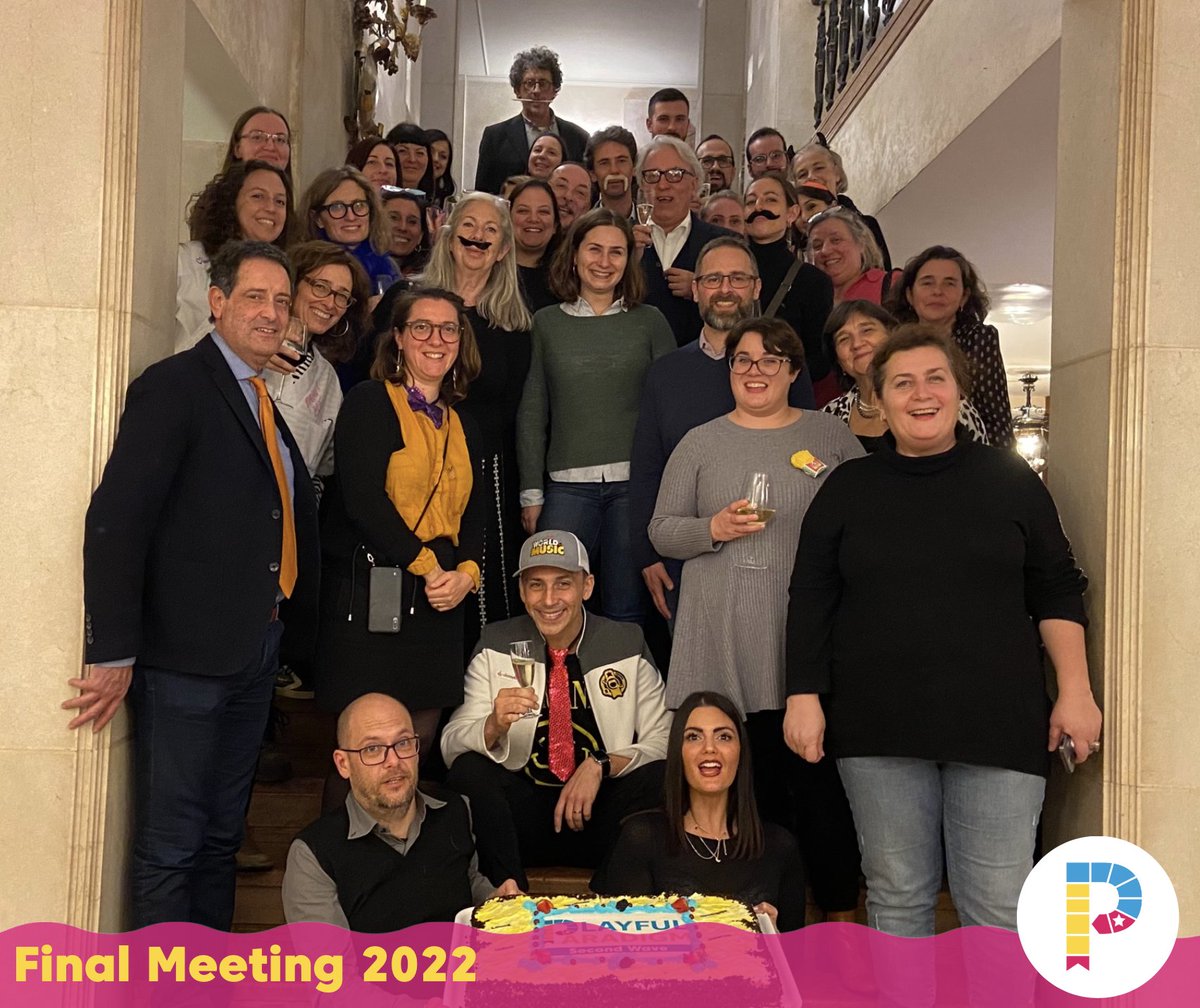 PlayfulParadigm (@playfulparadigm) on Twitter photo At the end of the conference, all 5 partners and their respective representatives celebrated the end of this wonderful project! 🎊💜🎉
"Play is a serious matter that can make the difference."🫶🏼
#PlayfulParadigmSecondWave
<a href="/Urbact_IT/">URBACT Italia</a> <a href="/URBACT_SI/">URBACT in Slovenija</a> <a href="/URBACT_ES/">URBACT + EUI España</a> <a href="/URBACT_LV/">URBACT LATVIJA</a> <a href="/URBACT_PT/">URBACT NUP Portugal</a> At the end of the conference, all 5 partners and their respective representatives celebrated the end of this wonderful project! 🎊💜🎉
"Play is a serious matter that can make the difference."🫶🏼
#PlayfulParadigmSecondWave
<a href="/Urbact_IT/">URBACT Italia</a> <a href="/URBACT_SI/">URBACT in Slovenija</a> <a href="/URBACT_ES/">URBACT + EUI España</a> <a href="/URBACT_LV/">URBACT LATVIJA</a> <a href="/URBACT_PT/">URBACT NUP Portugal</a>