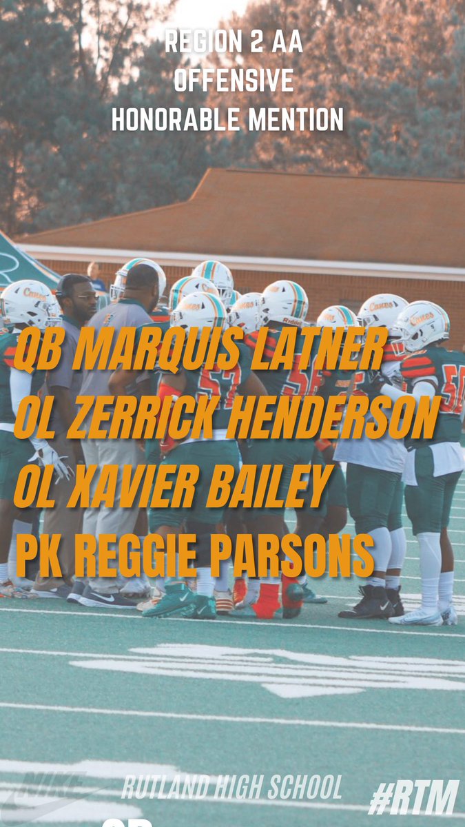 CoachDavis_t's tweet image. Congratulations to our Region 2 AA Honorable Mention Swarming Canes