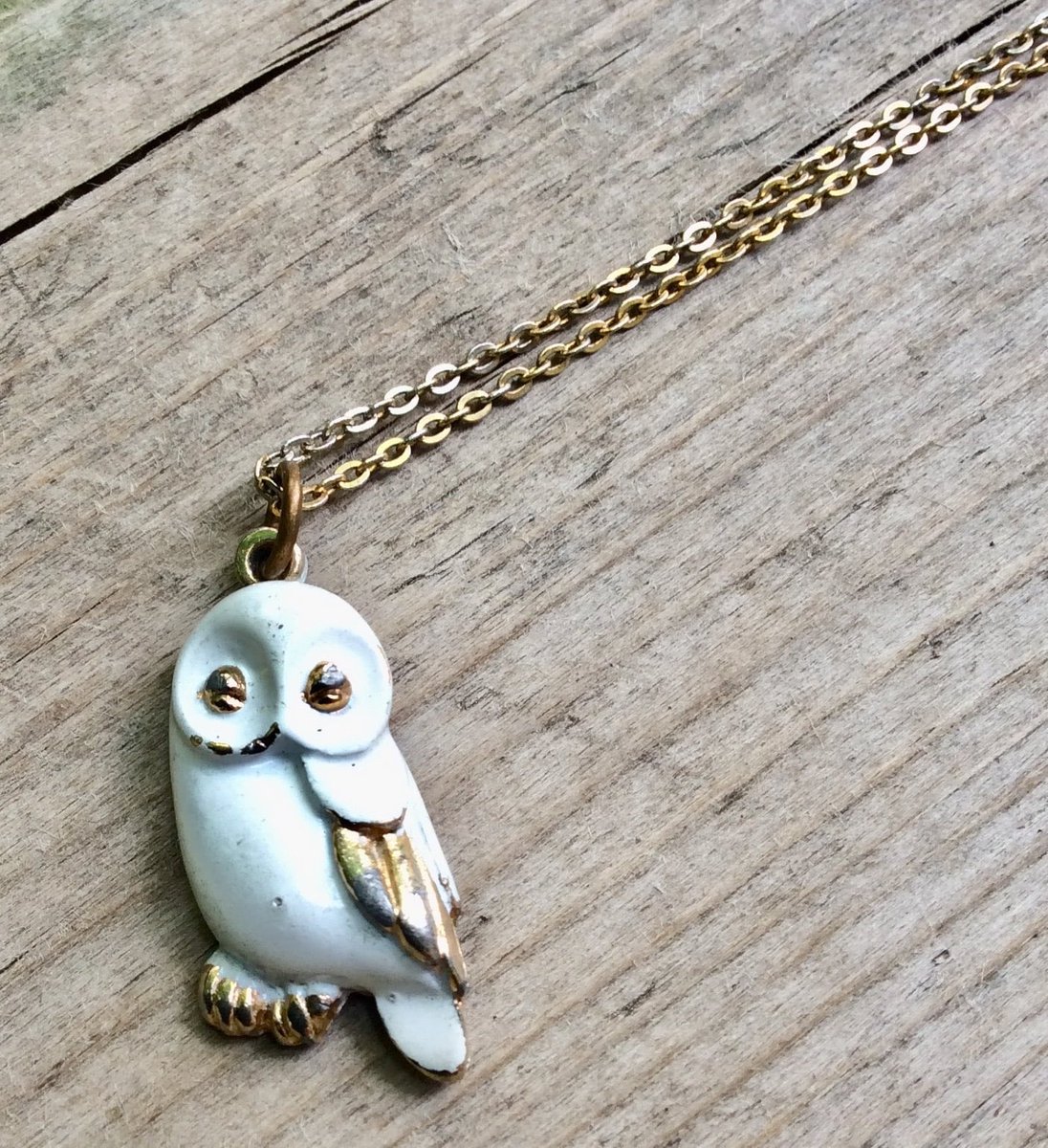 GothicGlass's tweet photo. Excited to share the latest addition to my #etsy #etsyjewelry #etsyvintage shop: #Vintagebrooch #WhiteOwlNecklace #OwlPendant #TinyWhiteOwl #Babyowls #RetroJewelry #Canada #CrowVanity #christmas #freeshippingsale 🇨🇦🇺🇸 https://t.co/4M4nZDuQOX https://t.co/3t0H2rVdwN